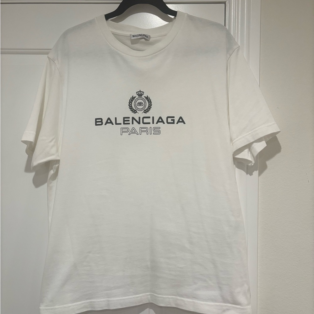 Balenciaga White Men's T-Shirt